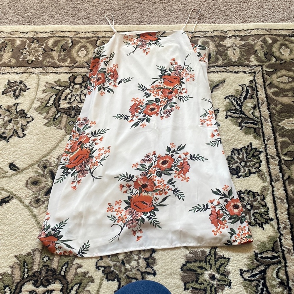 Floral slip dress